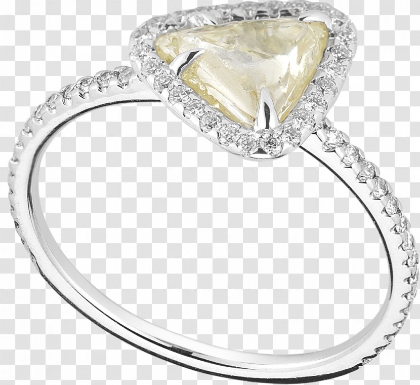 Diamond Engagement Ring Wedding - Triangle Transparent PNG