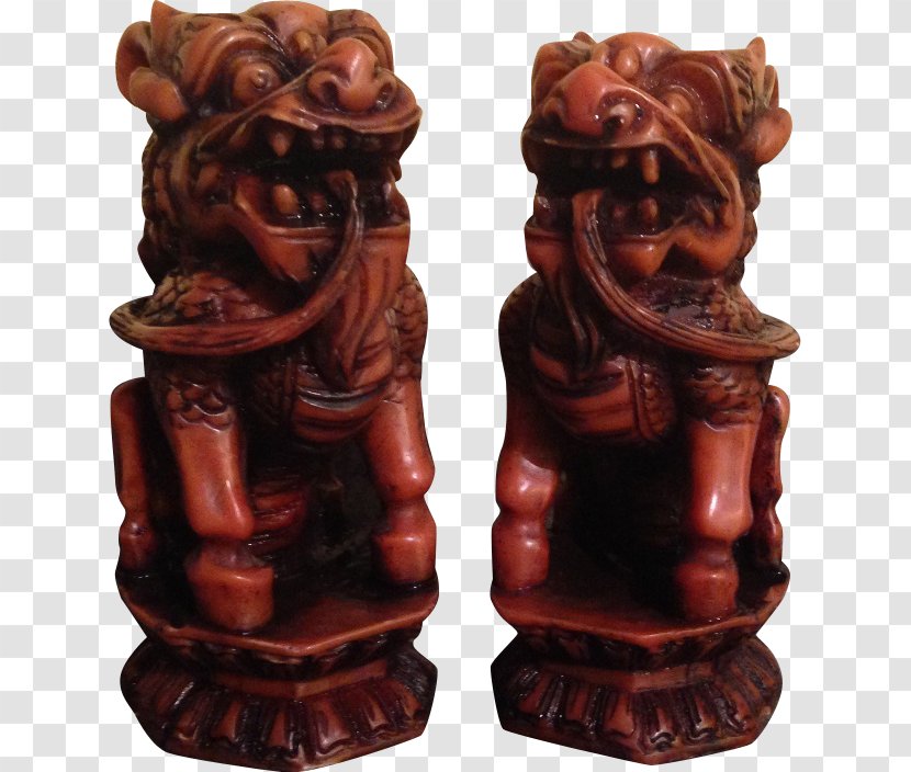 Chinese Guardian Lions Shishi, Fujian Dog Statue - Carving - Lion Transparent PNG