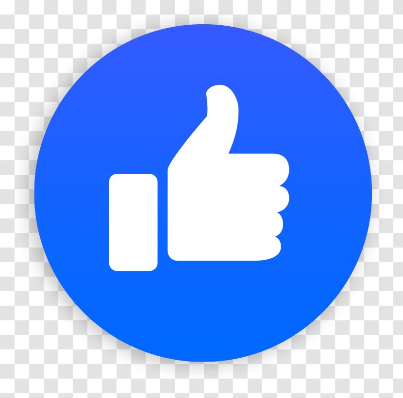 Facebook Like Button Chemical Reaction - Thumb Transparent PNG
