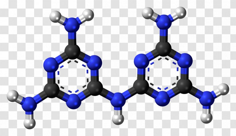 Melamine Nitrogen Biuret Molecule Chemical Compound - Body Jewelry - 135triazine Transparent PNG