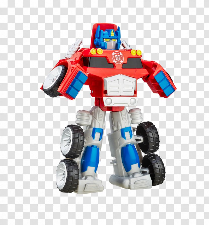 Optimus Prime Transformers Action & Toy Figures - Energon - Rescue Bots Meet Blurr Transparent PNG