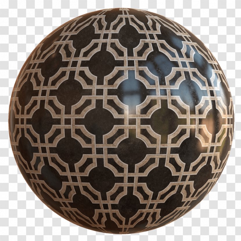 Circle Sphere Brown Pattern - Ball Transparent PNG