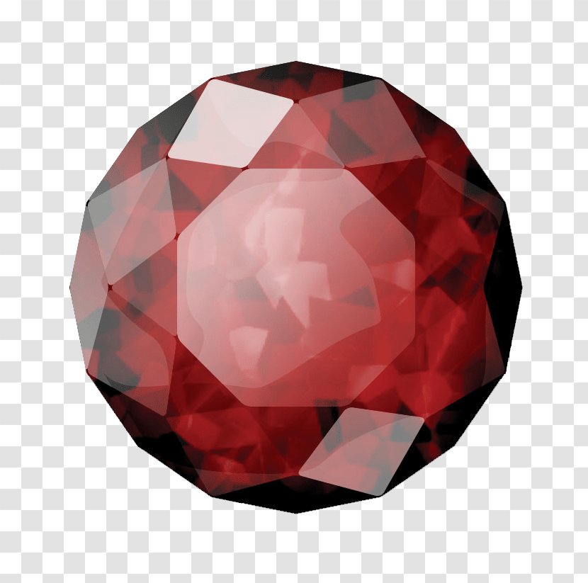 Red Diamond Ruby Gemstone - Ring Transparent PNG
