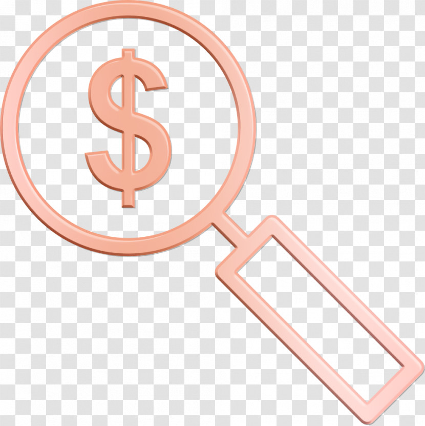 Money Icon SEO And Marketing Icon Magnifying Glass Icon Transparent PNG