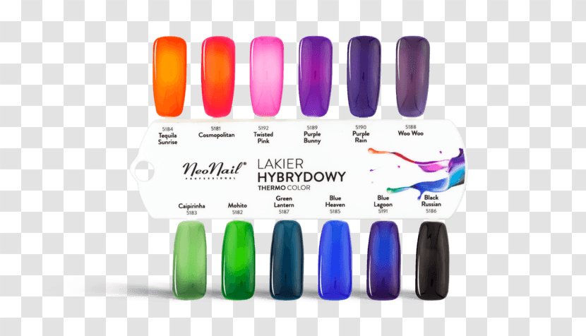 Lakier Hybrydowy Nail Color Lacquer Amaranth - Care - Tequila Sunrise Transparent PNG