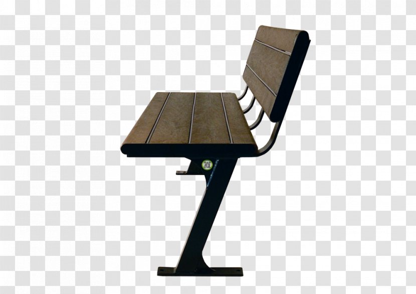 Table Bench Garden Furniture Chair - Side View Transparent PNG