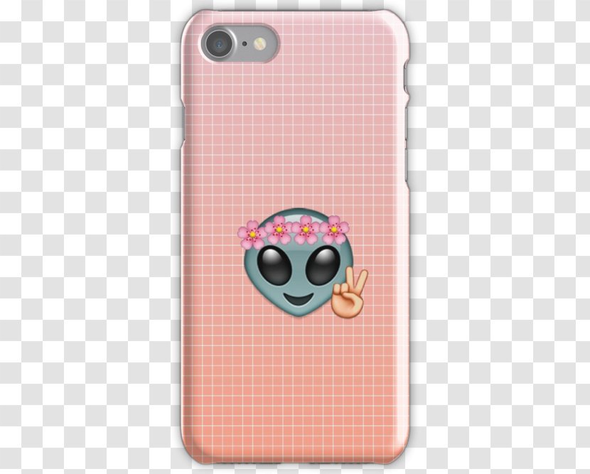 Apple IPhone 7 Plus 8 Princess Daisy Lily Aldrin Buffy Anne Summers - Mobile Phone Case - Alien Emoji Transparent PNG