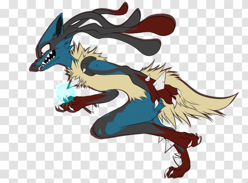 Pokémon X And Y Lucario Fan Art Drawing - Mythical Creature Transparent PNG