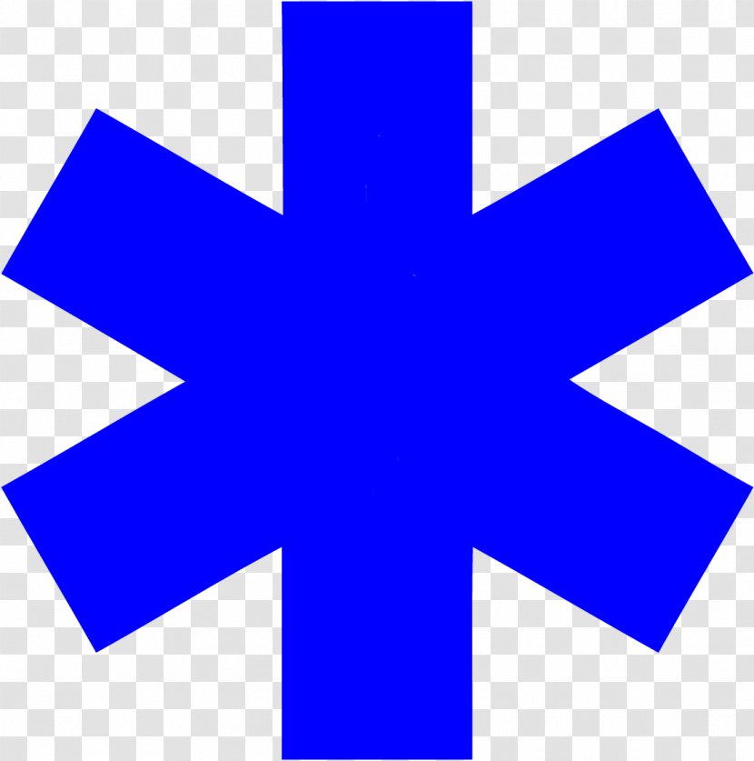 Star Of Life Emergency Medical Services Technician Symbol Clip Art - Medic - Ambulance Transparent PNG