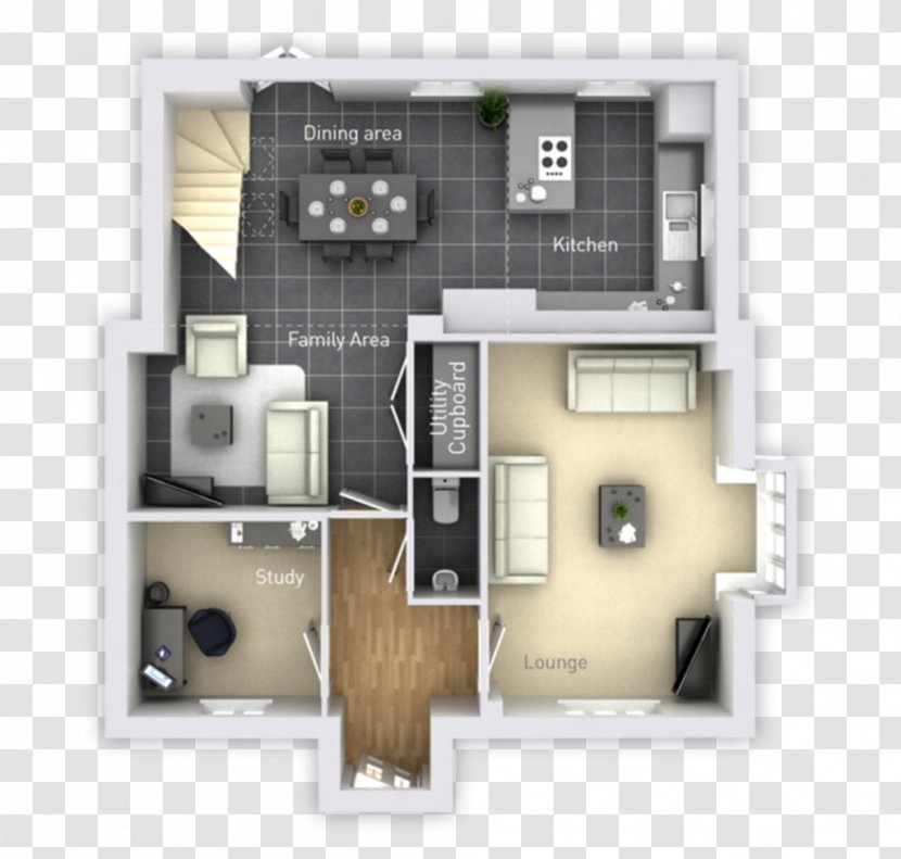 House Open Plan Bedroom Floor Home - Hereford - Plot For Sale Transparent PNG