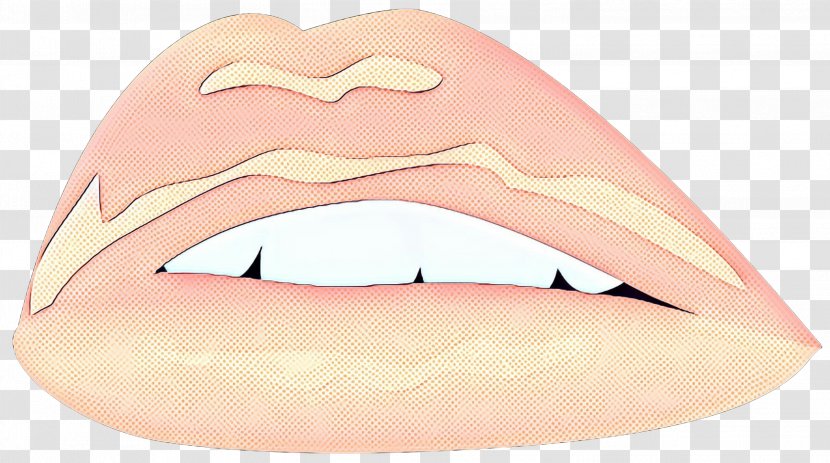 Tooth Cartoon - Head - Eyelash Peach Transparent PNG