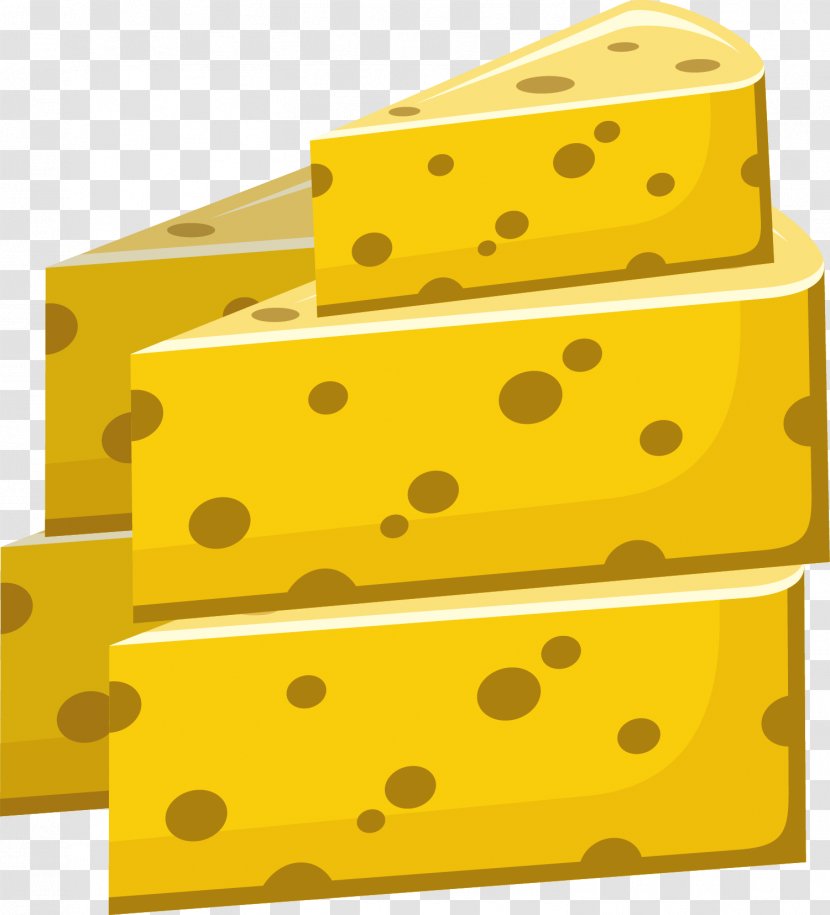 Cheese Yellow - Rectangle - Simple Transparent PNG