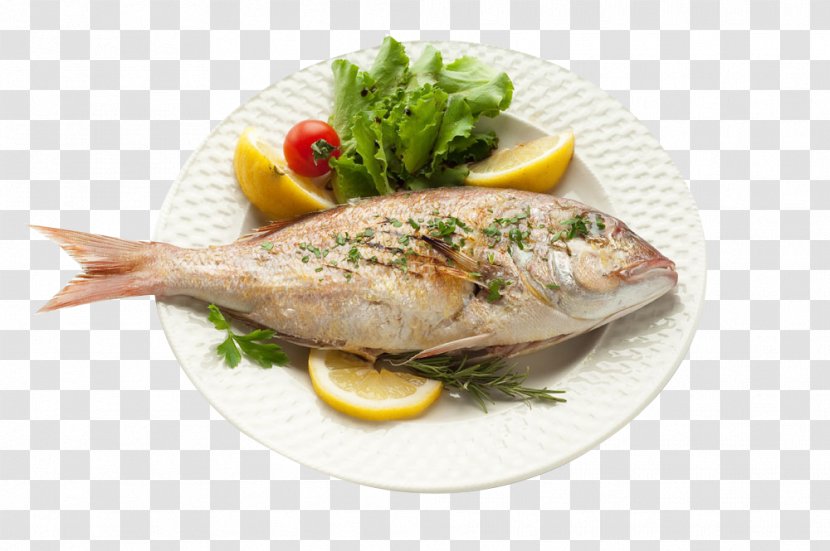 Seafood Fried Fish Nutrient - Recipe - A Delicious HD Photo Material Transparent PNG