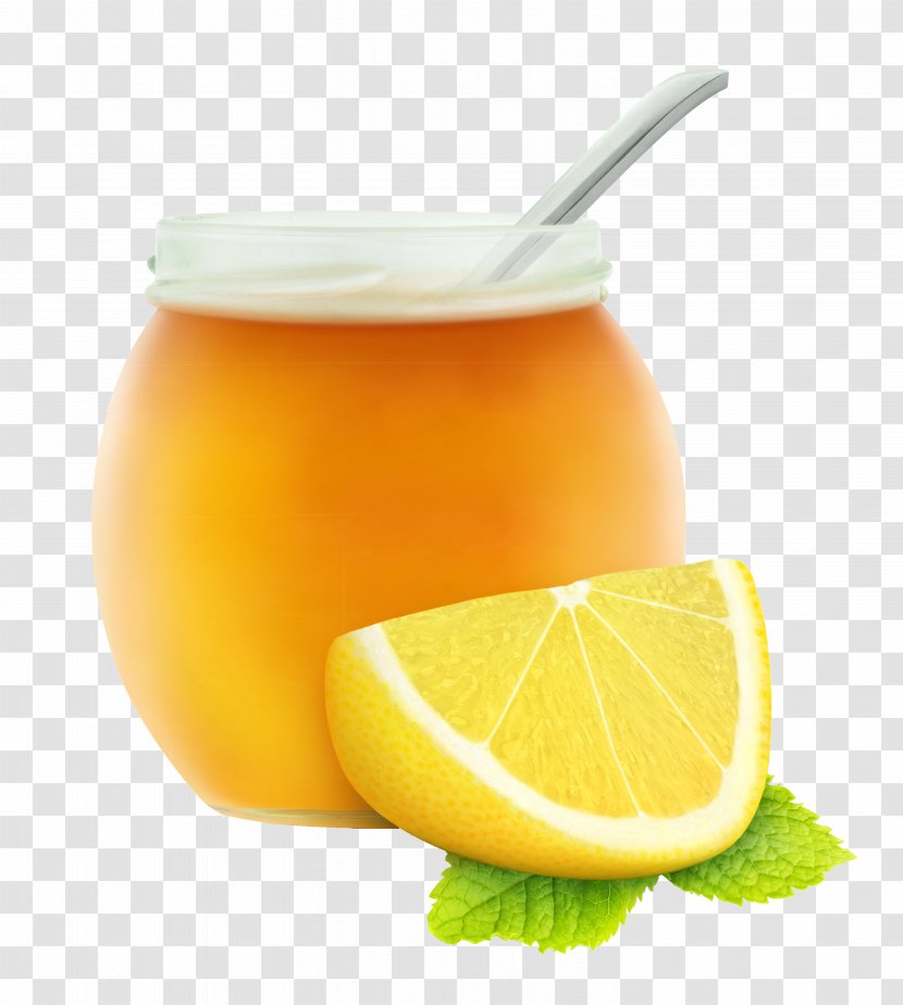 Orange Juice Honey Lemon Jar - Glass Jars Transparent PNG