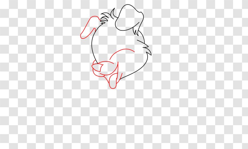 Drawing /m/02csf Line Art Clip - Silhouette - Dog Pencil Step By Transparent PNG
