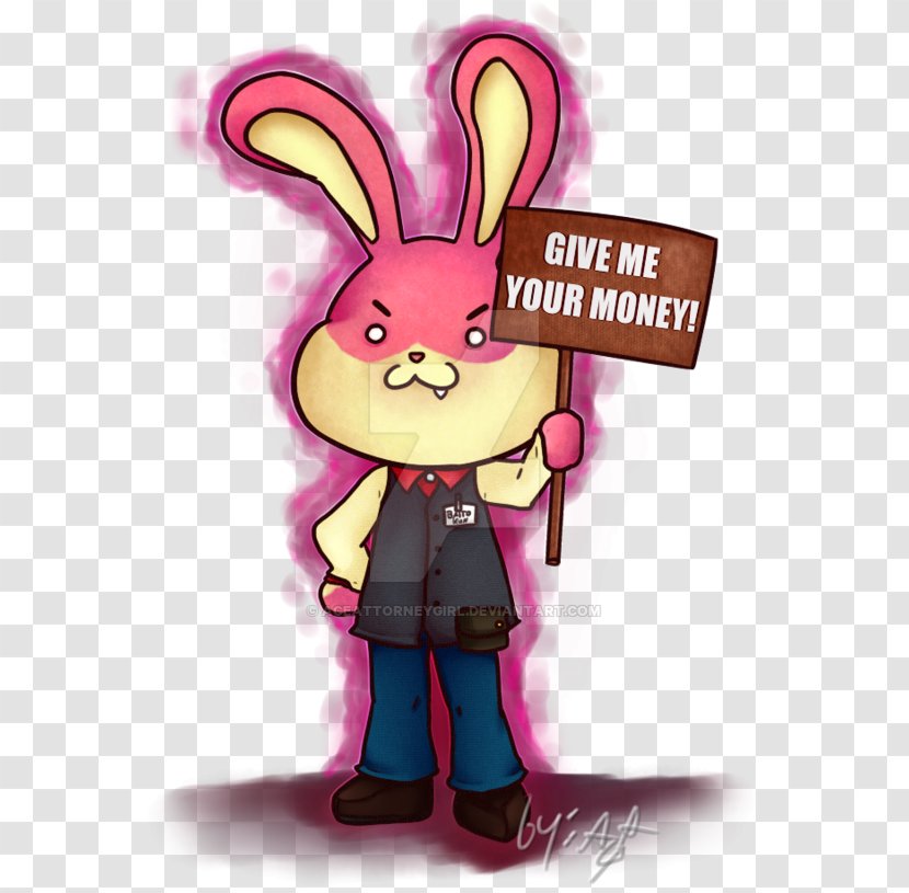 Rabbit DeviantArt Easter Bunny Artist - Work Of Art - Although Badge Transparent PNG