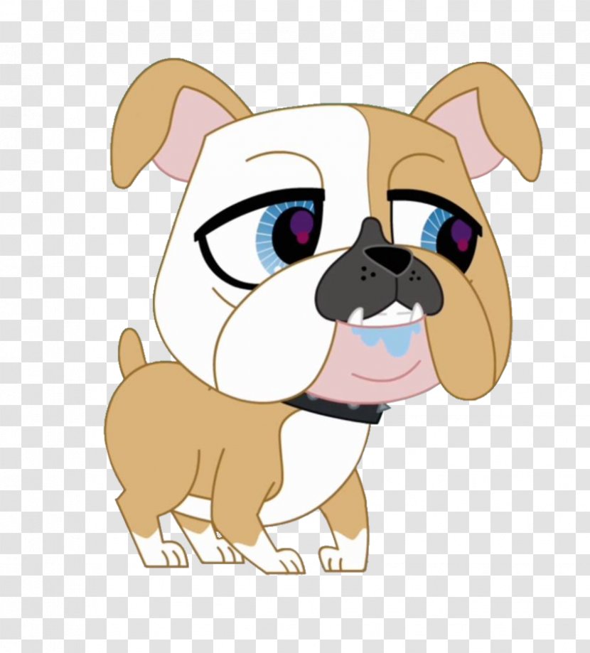 Toy Bulldog Pug Puppy Dog Breed - Cartoon - Vector Transparent PNG