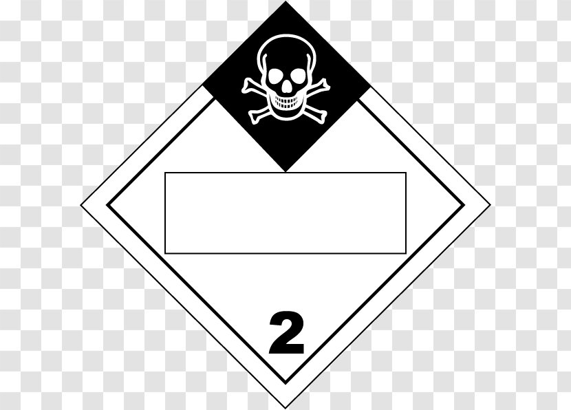Dangerous Goods Placard HAZMAT Class 2 Gases Combustibility And Flammability Hazard Symbol - Sign Transparent PNG
