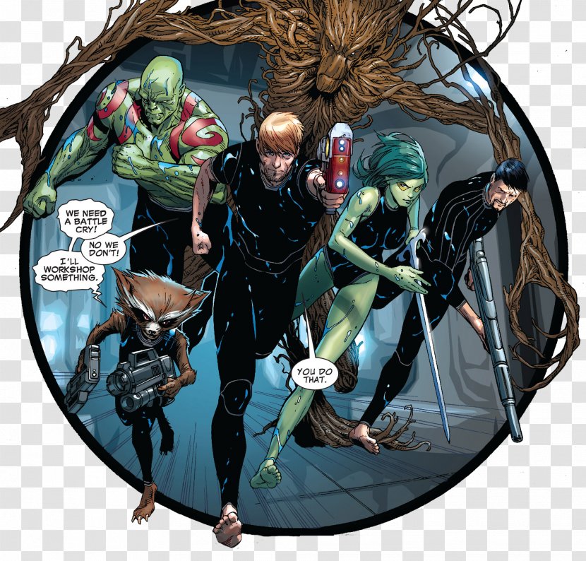 Gamora Star-Lord Groot Comic Book Comics - Guardians Of The Galaxy Transparent PNG