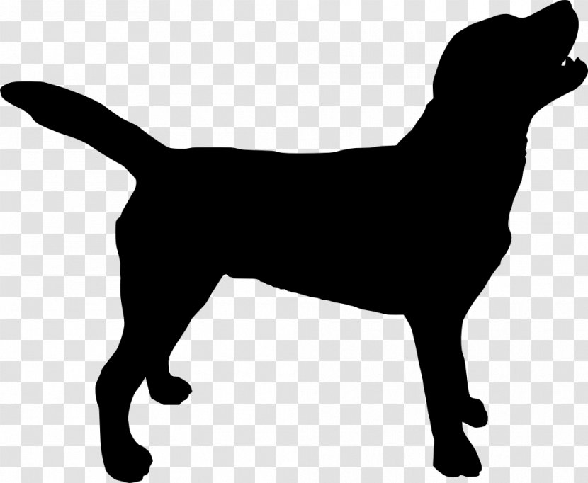 Labrador Retriever Silhouette Puppy Clip Art - Companion Dog - Dogs Transparent PNG