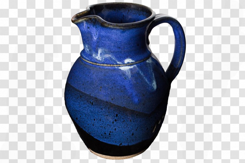 Jug Pottery Vase Ceramic Cobalt Blue - Serveware Transparent PNG