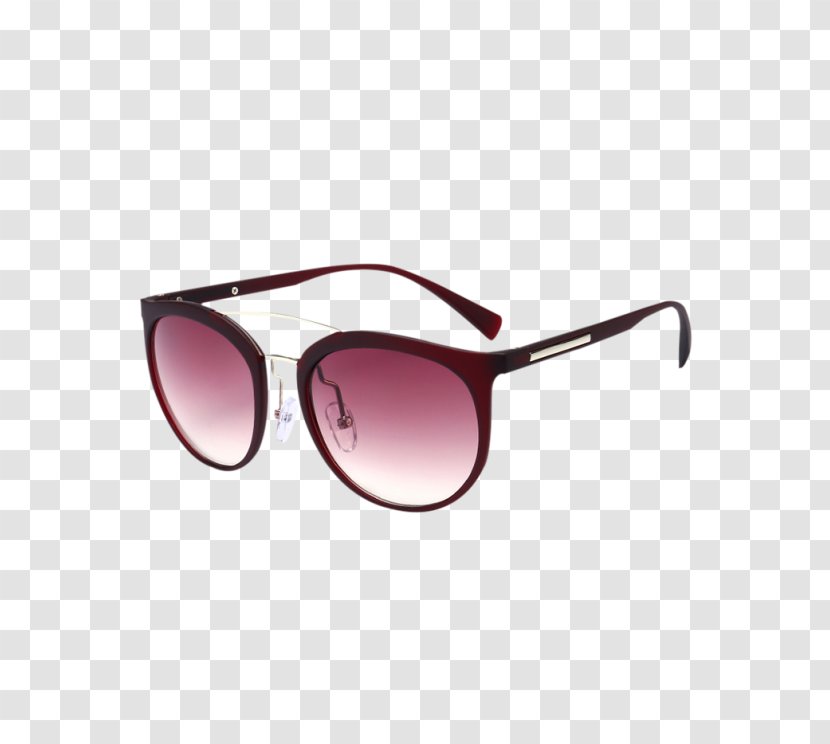 Sunglasses Eyewear Goggles - Maroon - Colorful Transparent PNG