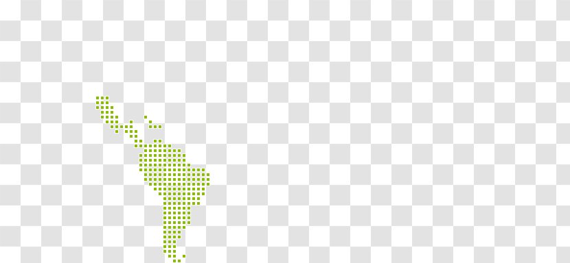 Giraffe Line Point - Latin America Map Transparent PNG