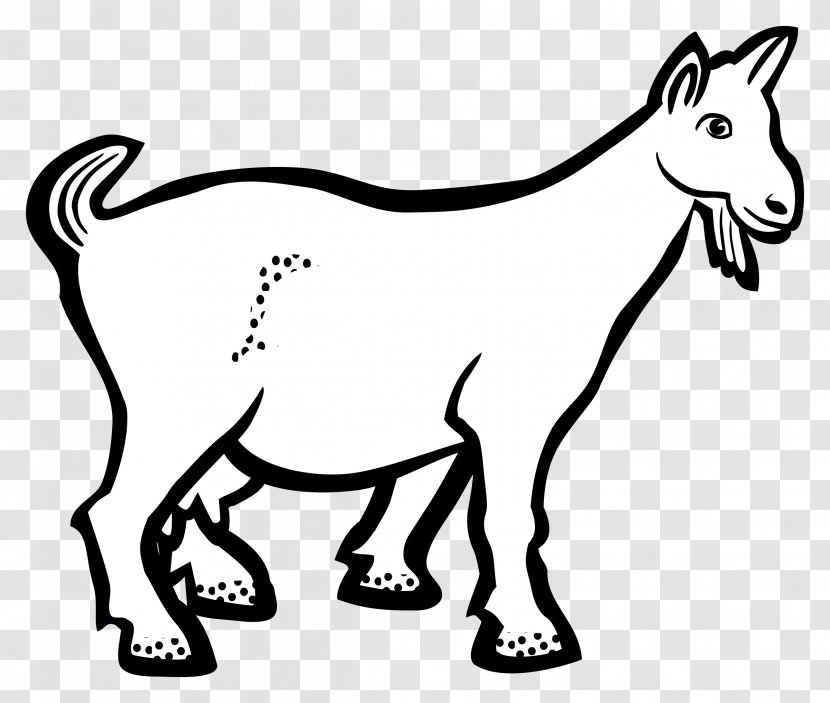 Boer Goat Line Art Drawing Clip - Royaltyfree Transparent PNG