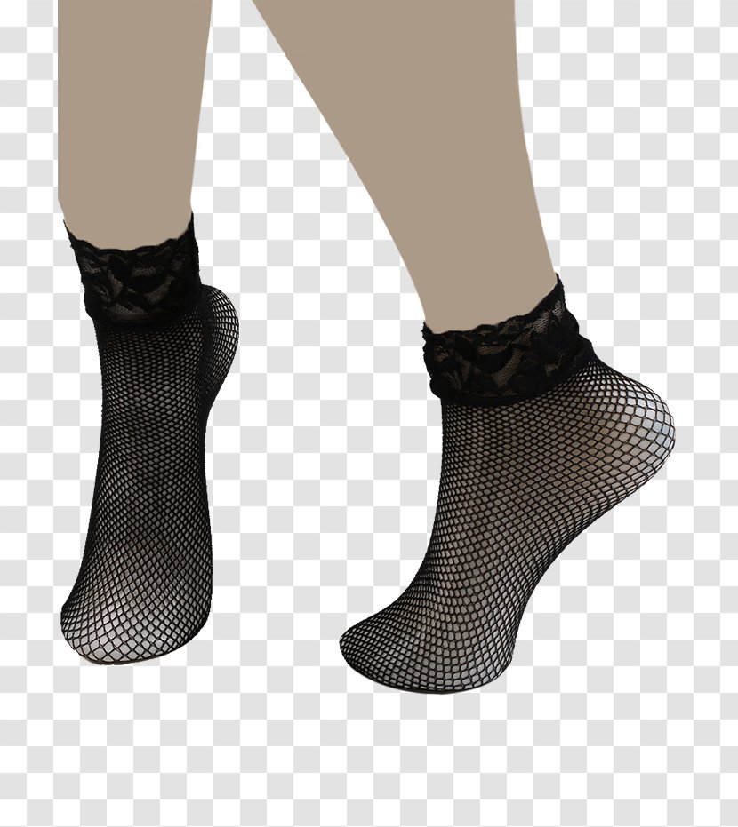 Clothing Accessories Sock Fishnet Slipper Lace - Stockings Transparent PNG