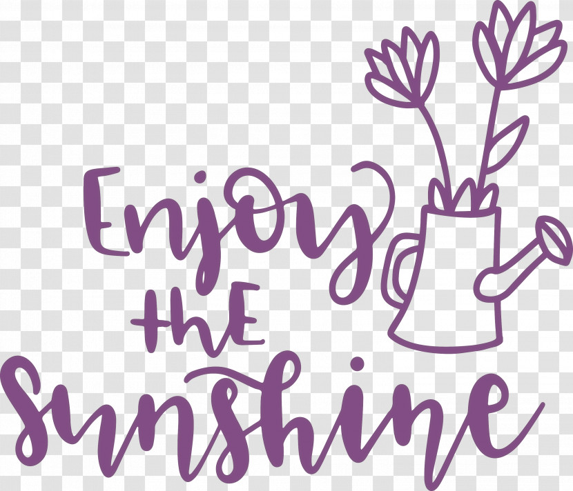 Sunshine Enjoy The Sunshine Transparent PNG