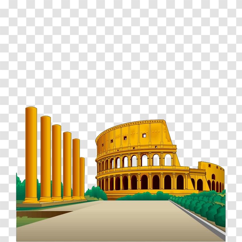 Colosseum Arena Clip Art - Sky - Roman Transparent PNG