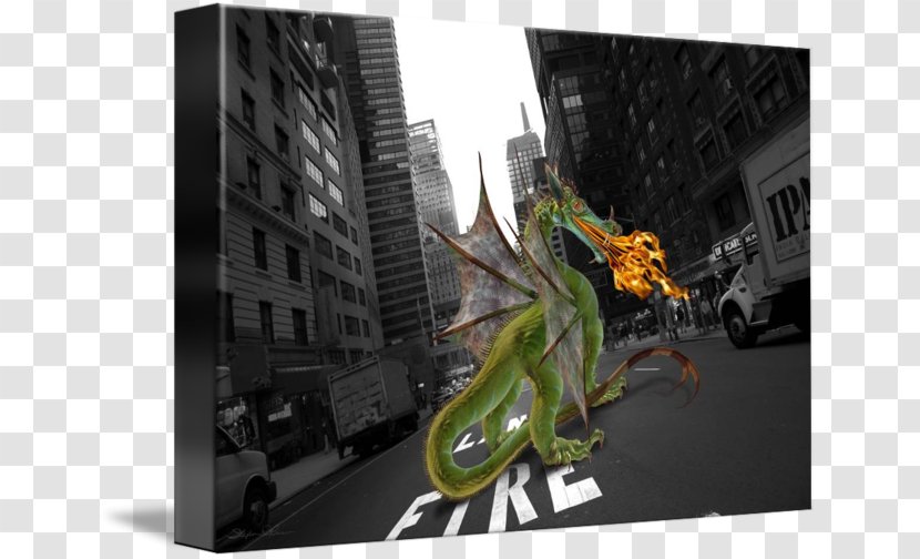 Gallery Wrap Canvas Fire Breathing Dragon Art Transparent PNG