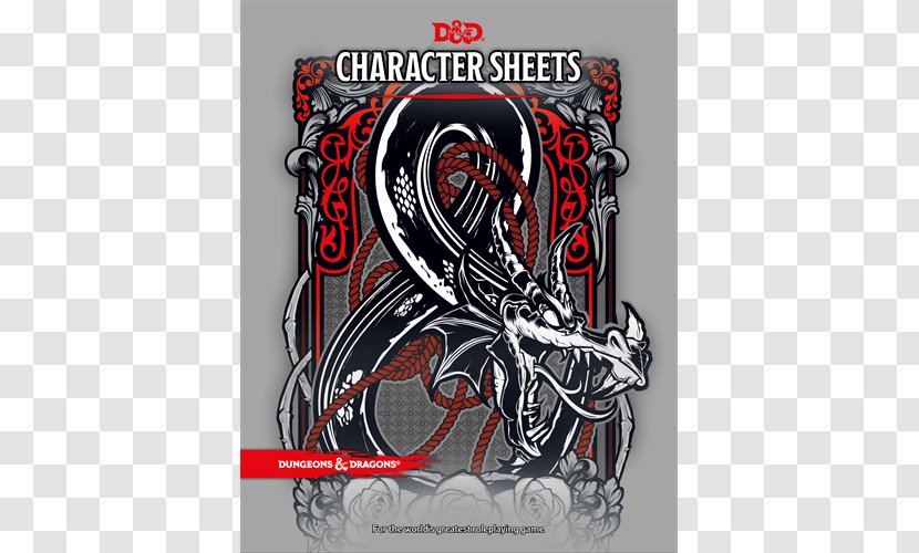 Dungeons & Dragons D&D Character Sheets Monster Manual Wizards Of The Coast - Poster - And Transparent PNG
