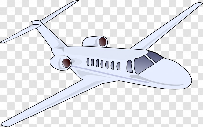 Airplane Jet Aircraft Clip Art - Motor Glider Transparent PNG