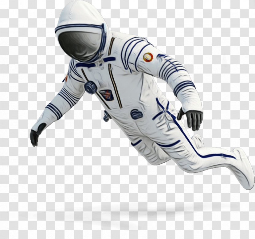 Astronaut Cartoon - Figurine - Action Figure Sports Gear Transparent PNG