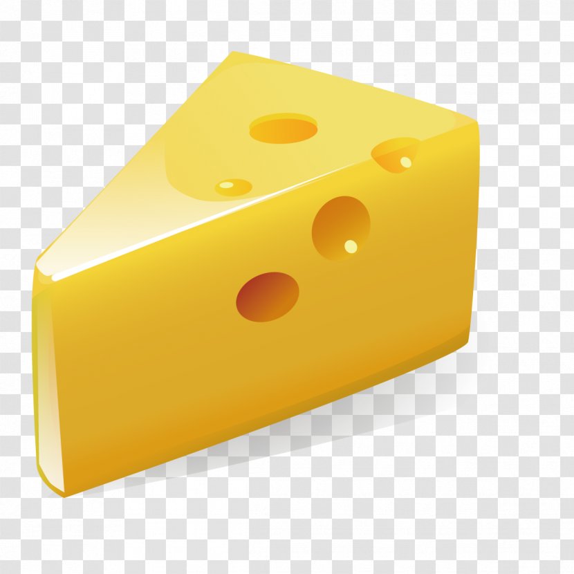 Gruyxe8re Cheese Food - 3D Vector Transparent PNG