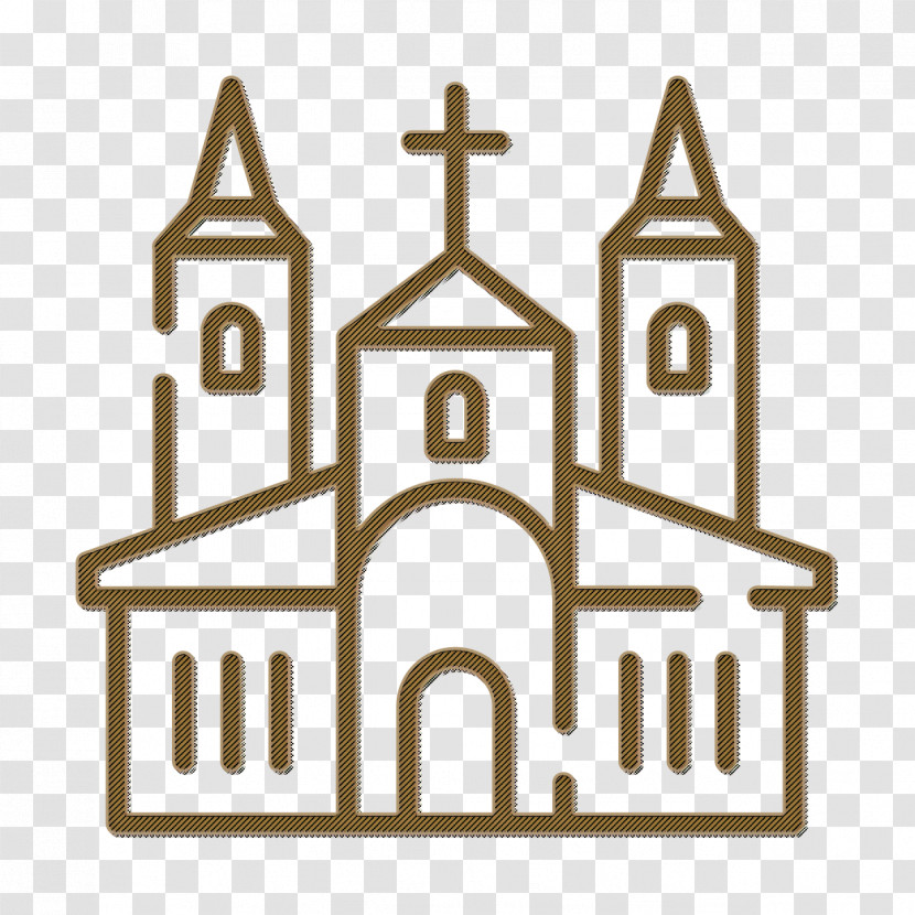 Church Icon Urban Building Icon Transparent PNG