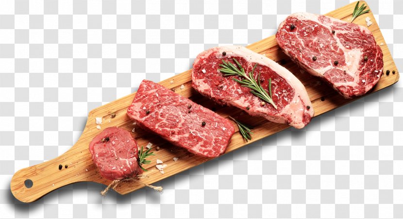 Sirloin Steak Beef Tenderloin Game Meat Flat Iron - Watercolor Transparent PNG