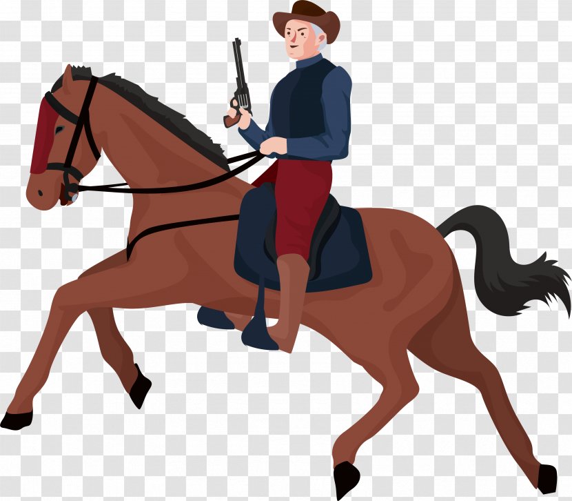 Mustang Cavalry - Horse - Heroes On Horseback Transparent PNG