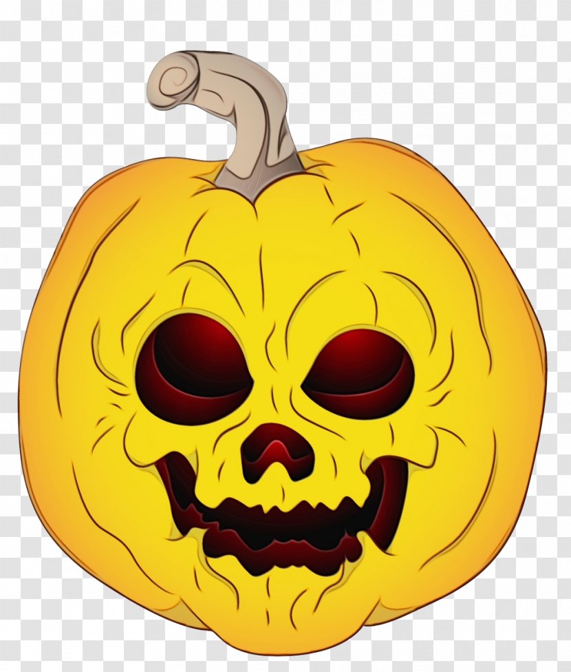 Halloween Pumpkin Cartoon - Calabaza - Cucurbita Fruit Transparent PNG