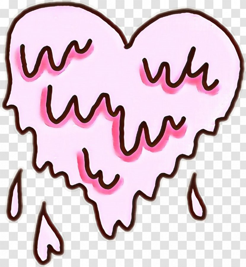 Pink Text Heart Clip Art Line - Love Transparent PNG