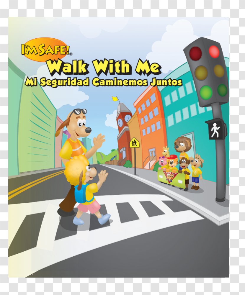 Safety Walking Child Image Book - Coloring Transparent PNG