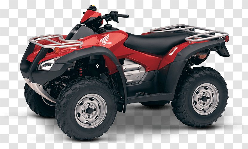 Honda Rincon All-terrain Vehicle Motorcycle Side By - Automotive Exterior Transparent PNG