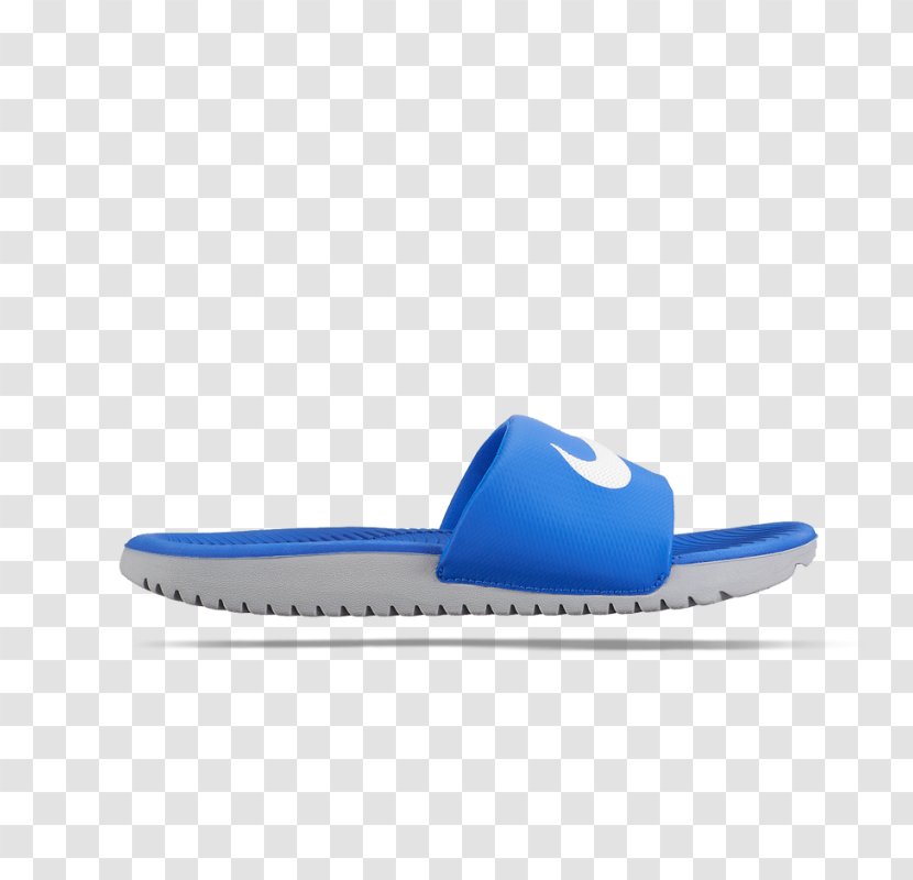 Nike Slide Sandal Clothing Shoe - Cobalt Blue Transparent PNG