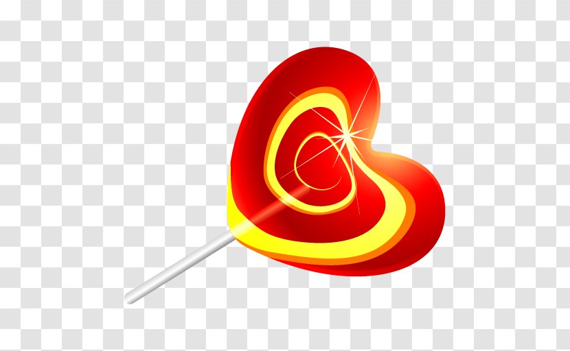 Lollipop Heart Candy - Spiral Transparent PNG