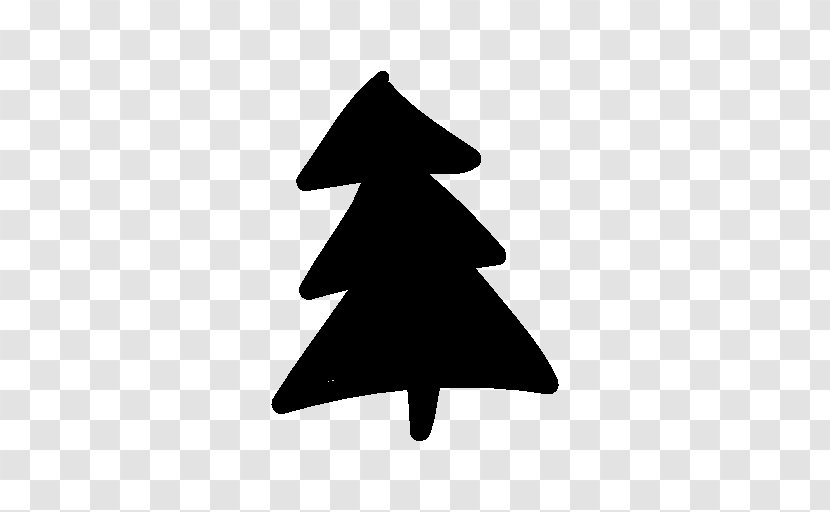 Christmas Tree Pine - Drawing Transparent PNG