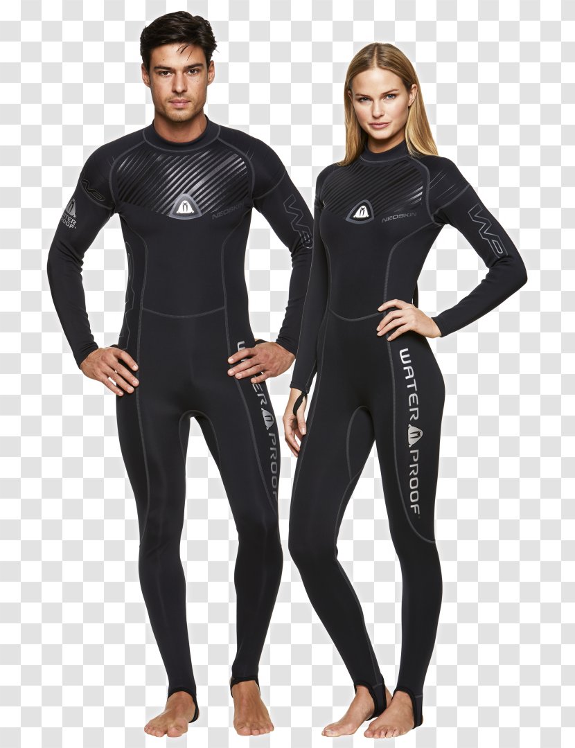 Wetsuit Underwater Diving Suit Dry Scuba Set - Snorkeling - Sleeve Transparent PNG