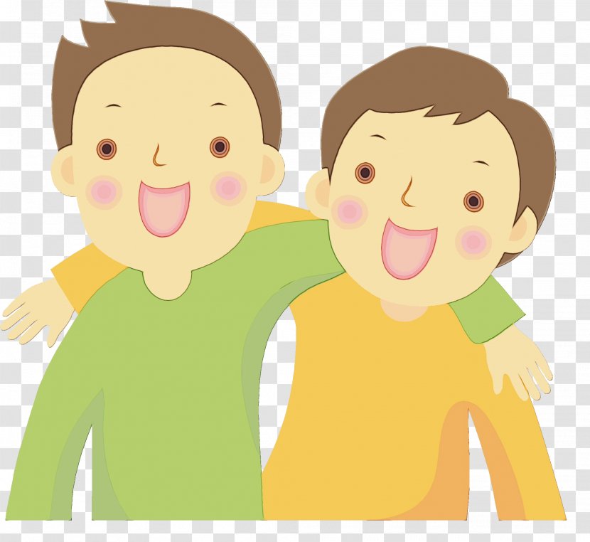 Friendship Day - Smile - Animation Conversation Transparent PNG