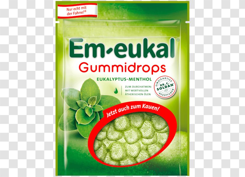 Em-eukal Gummi Candy Dr. C. Soldan Menthol Transparent PNG