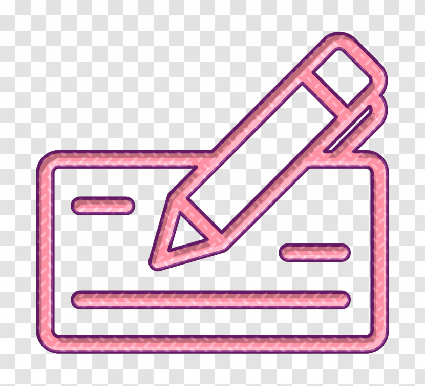 Check Icon Lineal Ecommerce Icon Pen Icon Transparent PNG